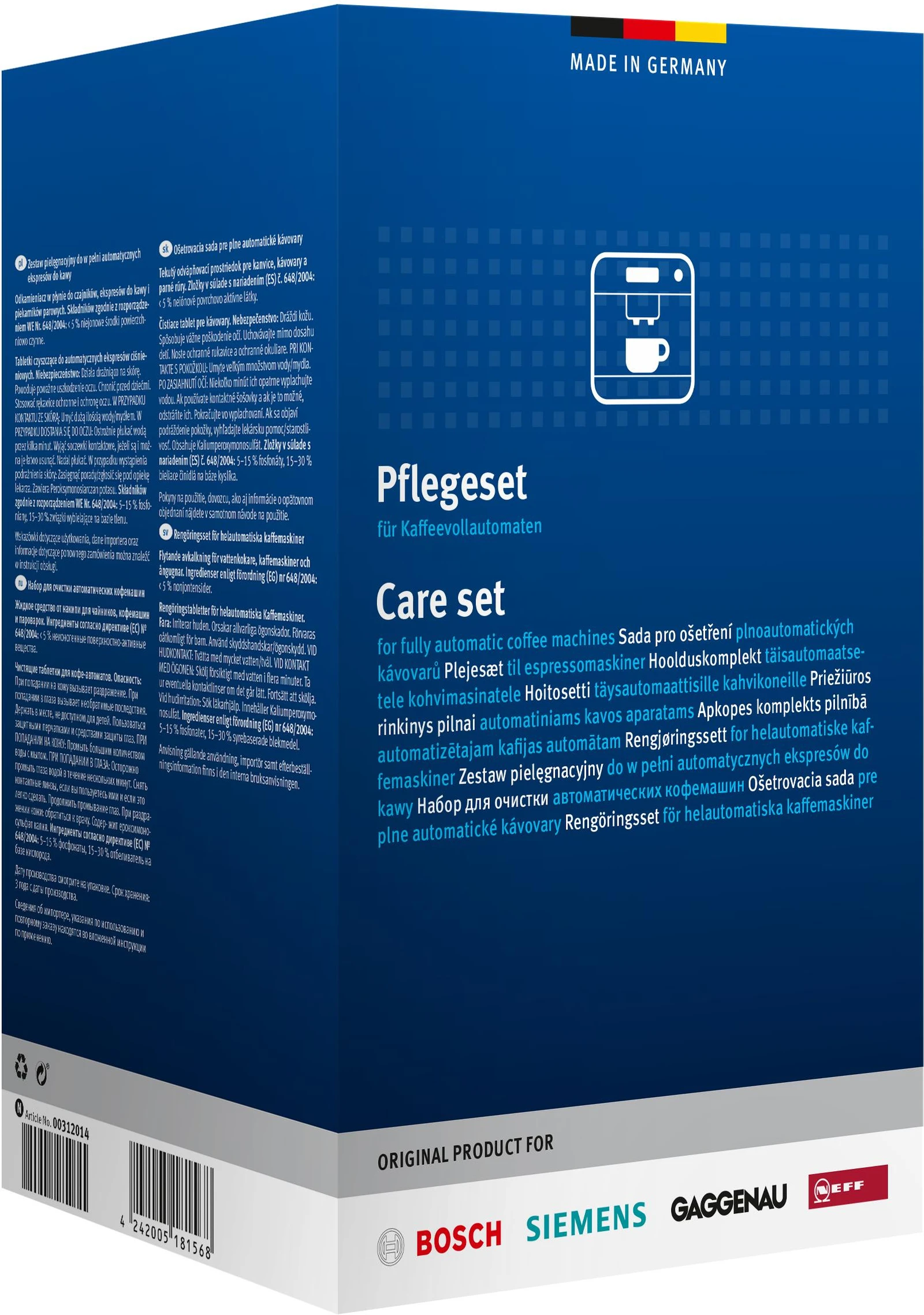 Cleaning & Descaling Set 4 X Non-Dangerous Liquid Descaler + 10 Cleaning Tablets