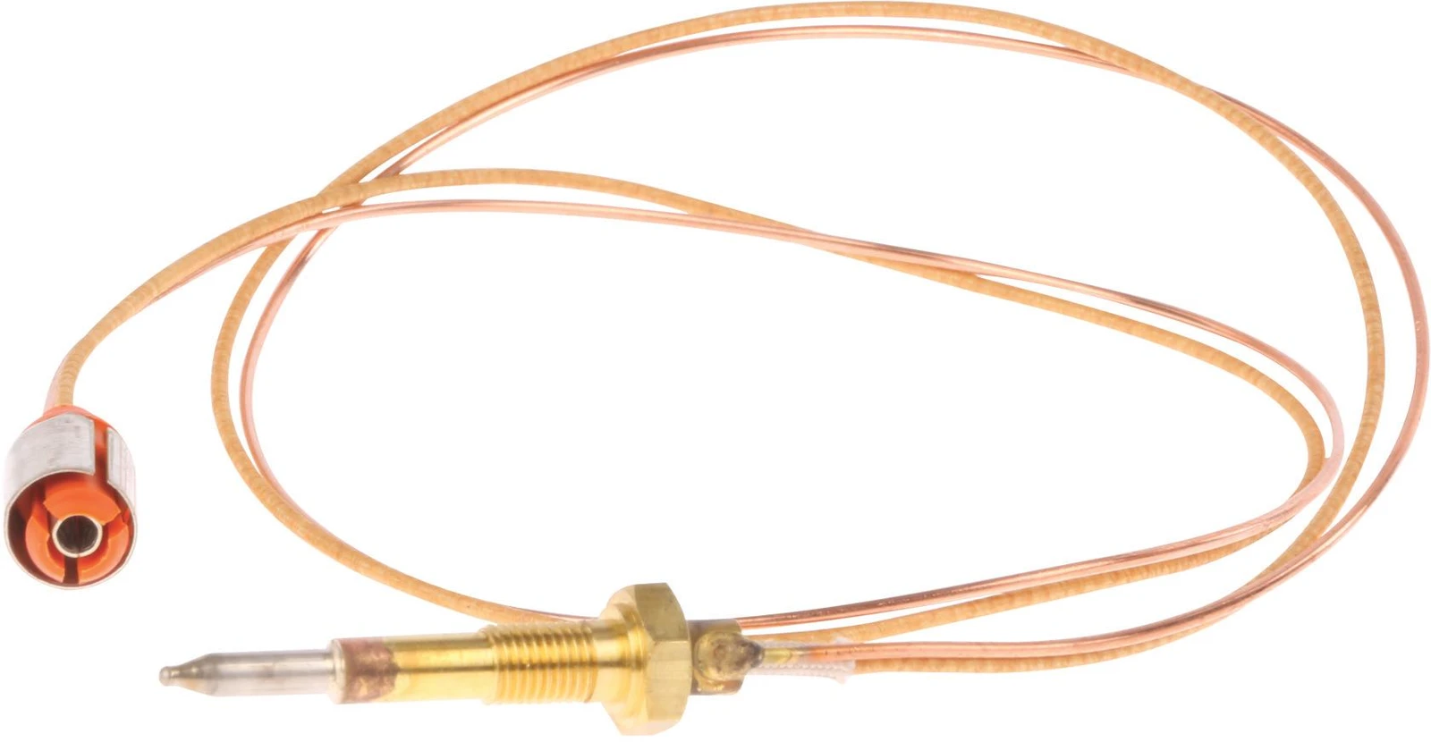 Wok Thermocouple L=600mm Socket Dual Wire Headlength=38mm