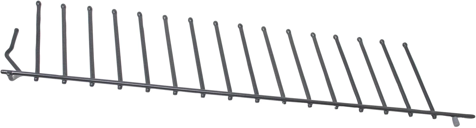 Insert Lower Rack Flip Tine, Dark Gray, Back Rear