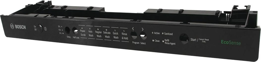 Fascia Panel, Black, 6-Program, With On/Off Button