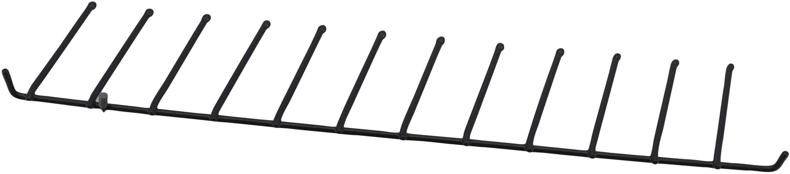 Insert Flip Tine, Dark Gray, Upper Rack, Left