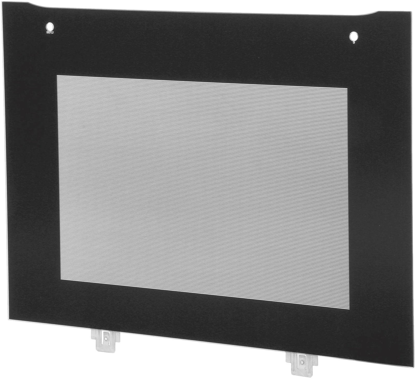 Glass Front Panel Black