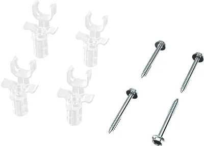 Fixing Kit 4x Screw + 4 Spacer