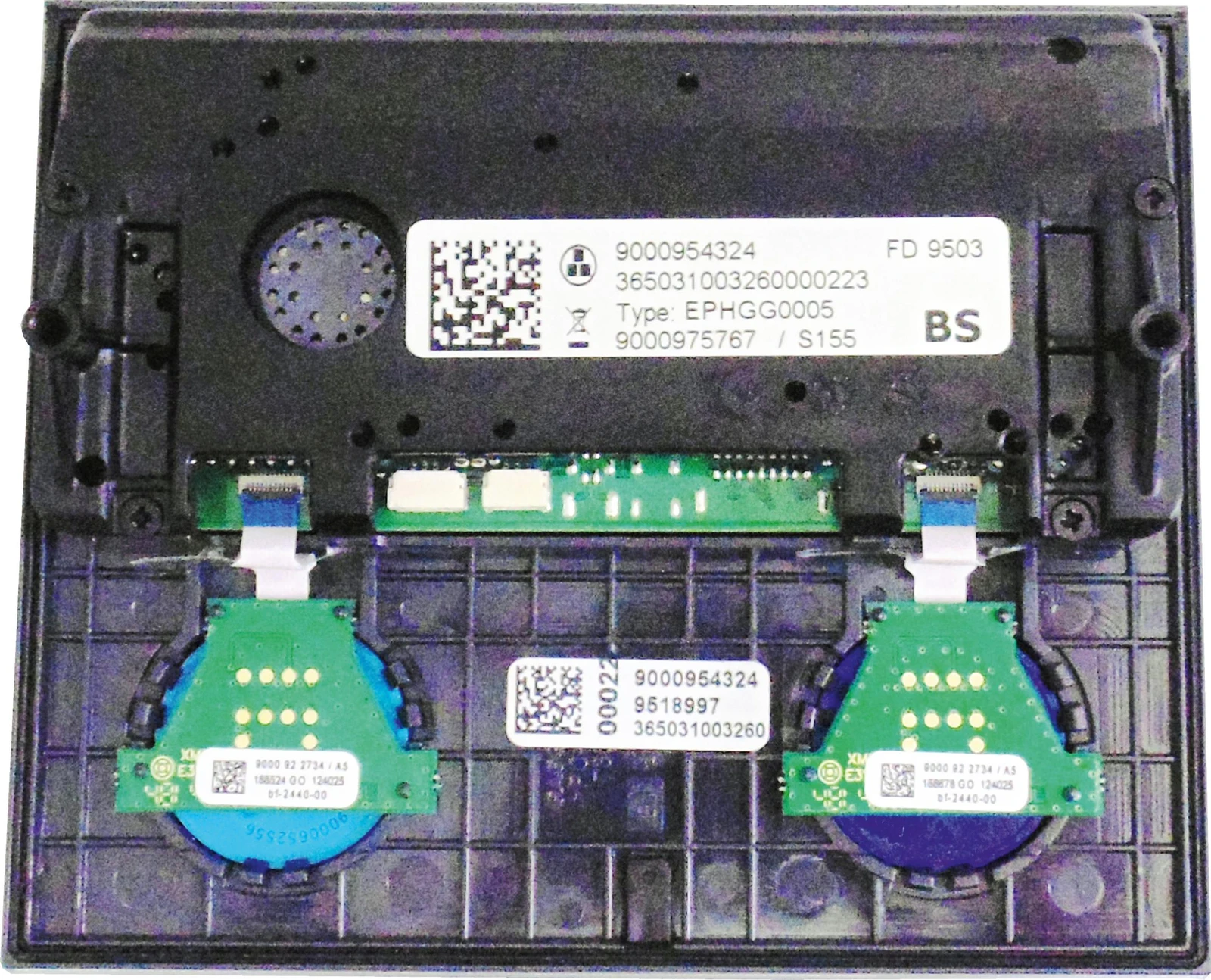 Operating Module Programmed Display