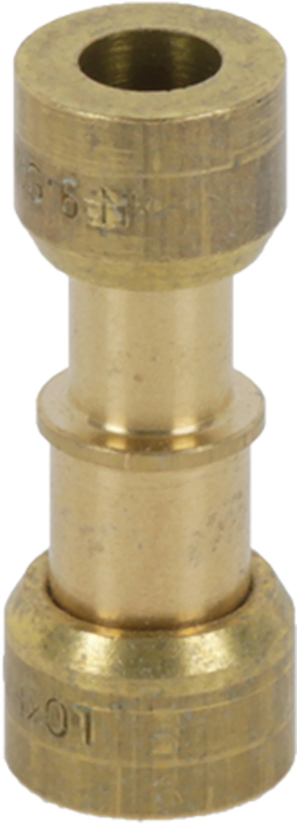Pipe Connection Piece Lokring Reduced Connector 8/6mm Brass