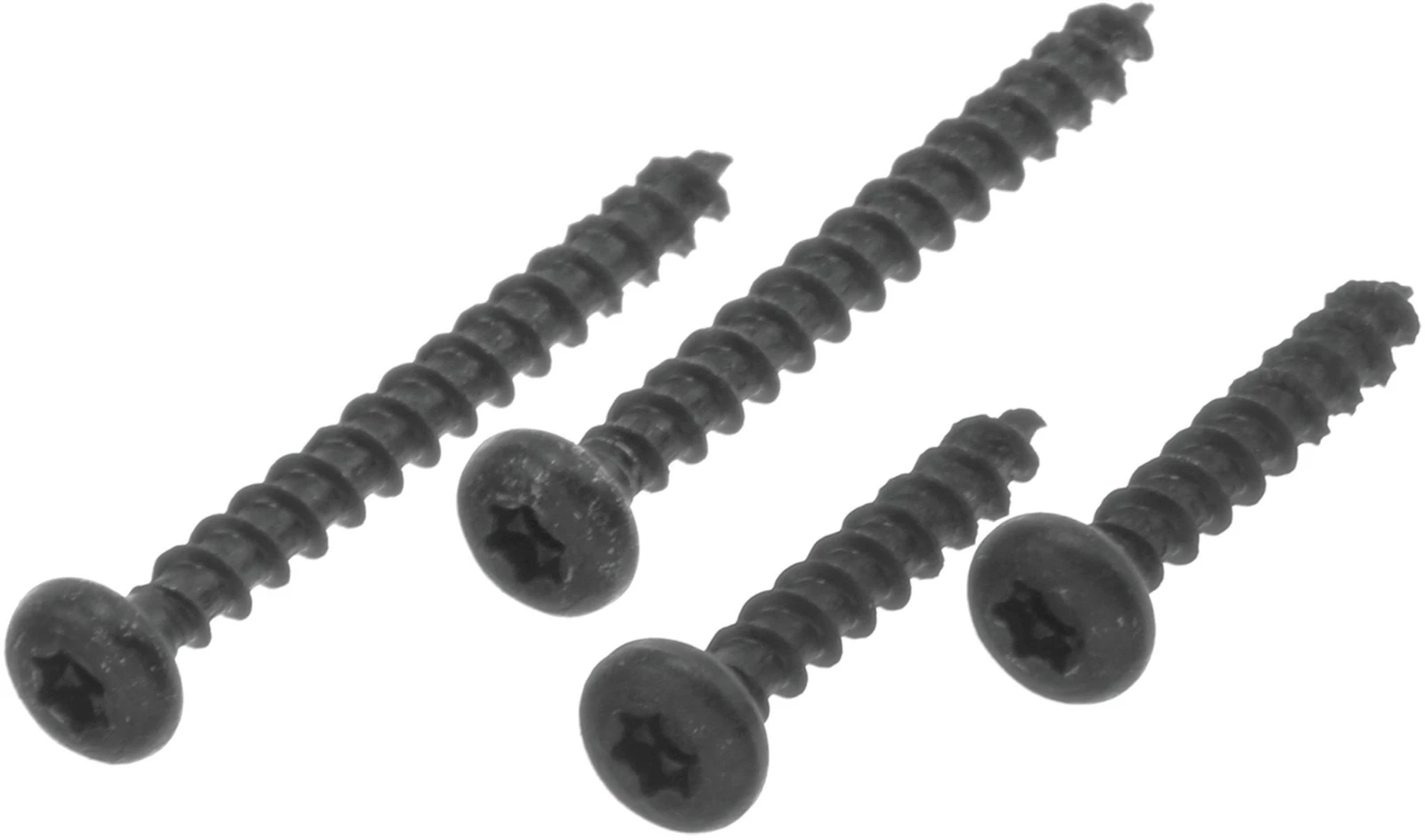 Black Screws, 2x 4x25 And 2x 4x40.