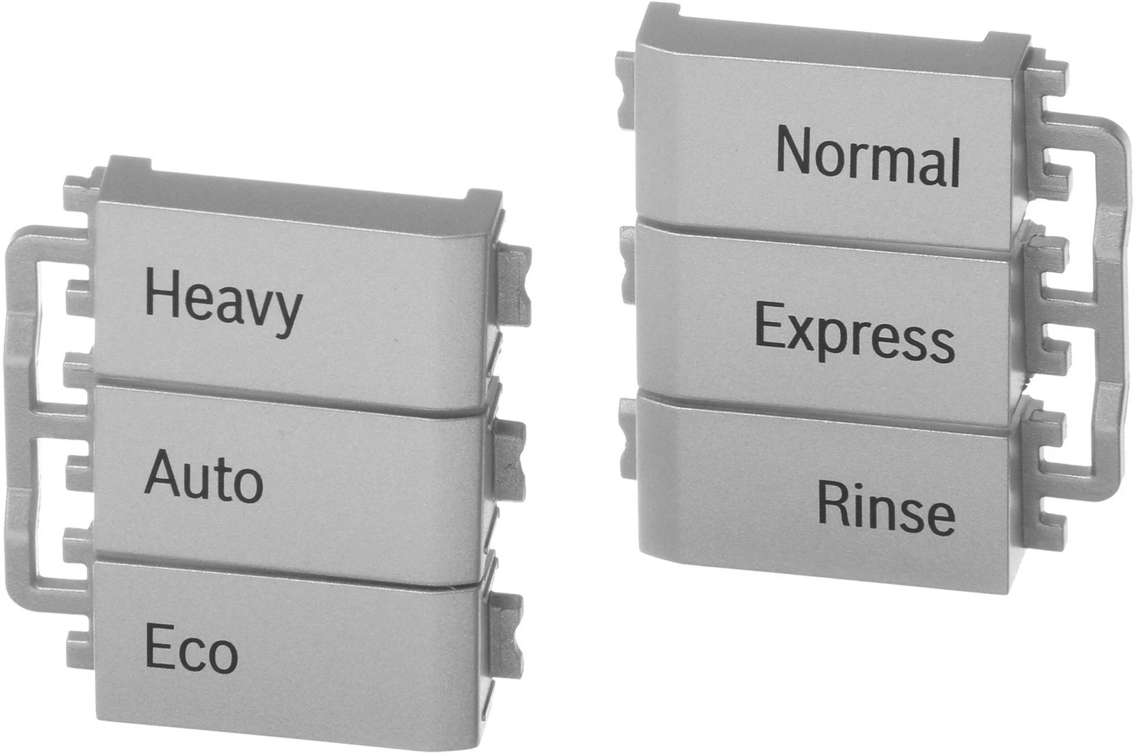 Push Button Set Stainless Steel Colored;