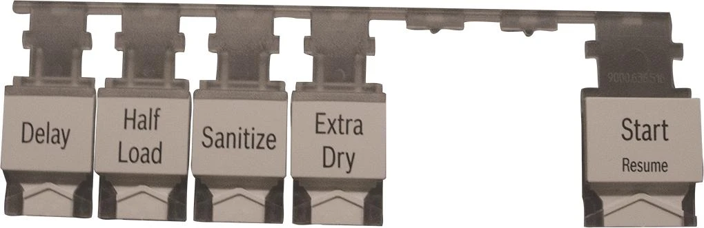 Button Set Push Button Array, White, Start - Options