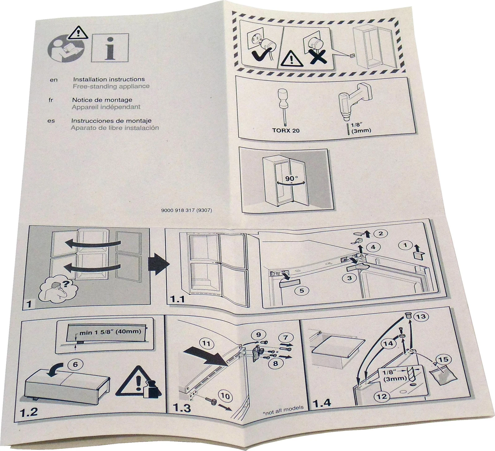 Installation Instructions En,Fr,Es