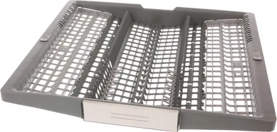 Cutlery Drawer Dark Grey, With Handle, Flip Trays And Flip Tines