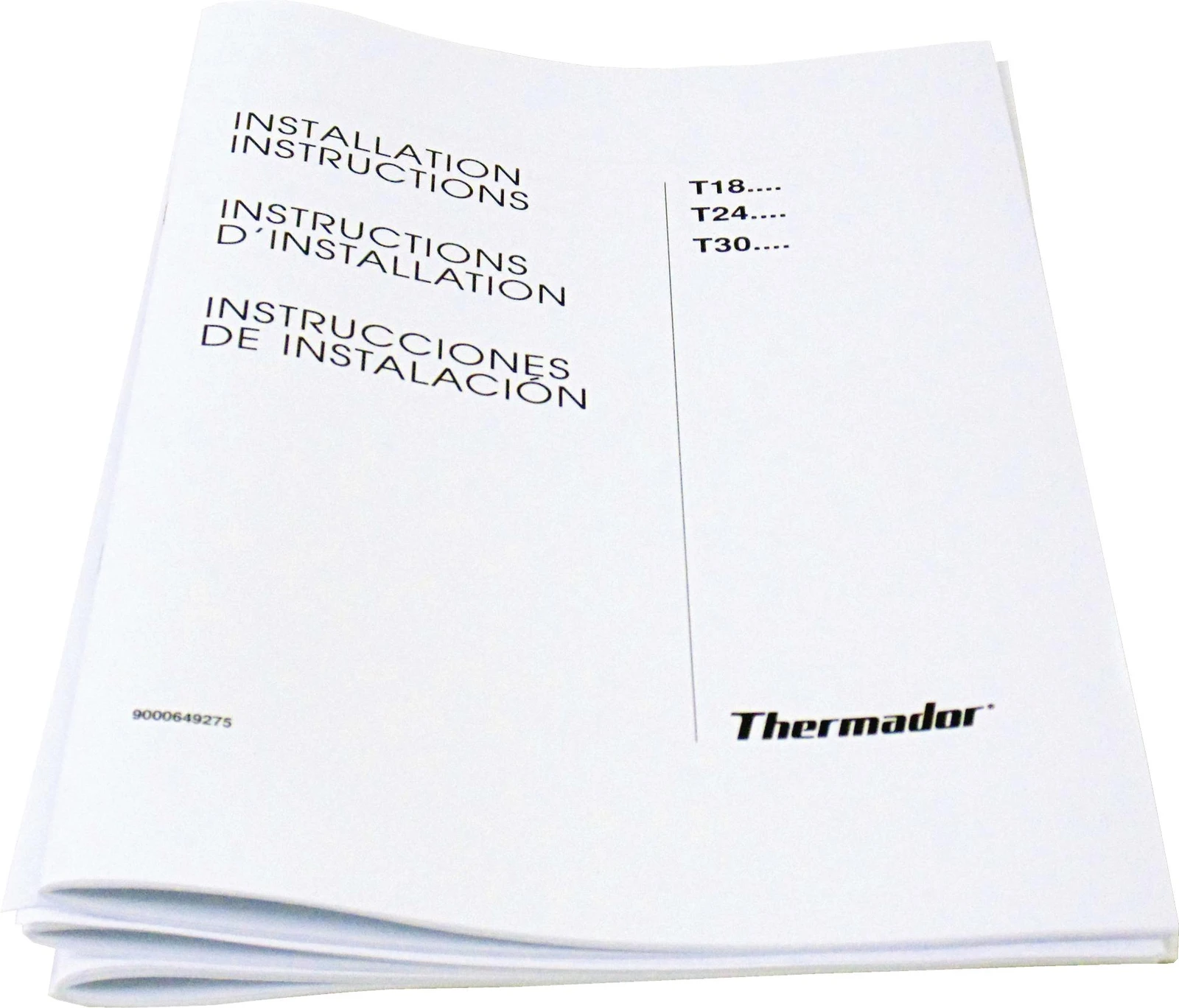 Instruction Manual 18" (45 Cm) Freezer - Thermador
