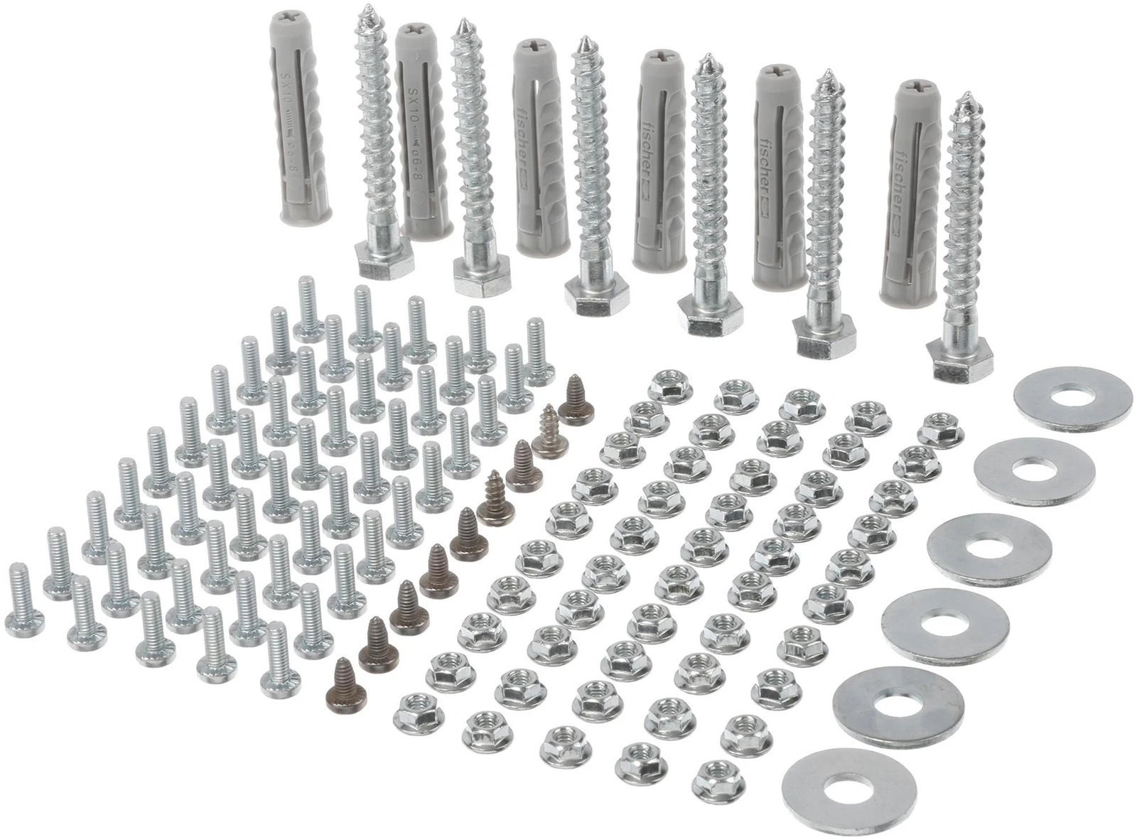 Screw Set Delivered With Appliance.