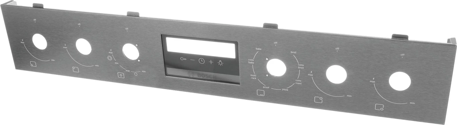 Control Panel Black Stainless Steel