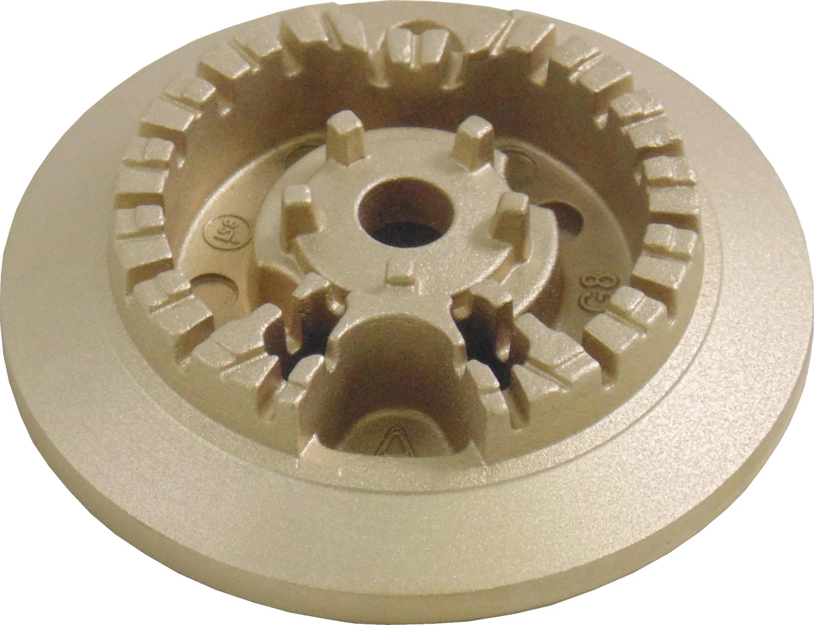 Burner Base A (Aux), Brass