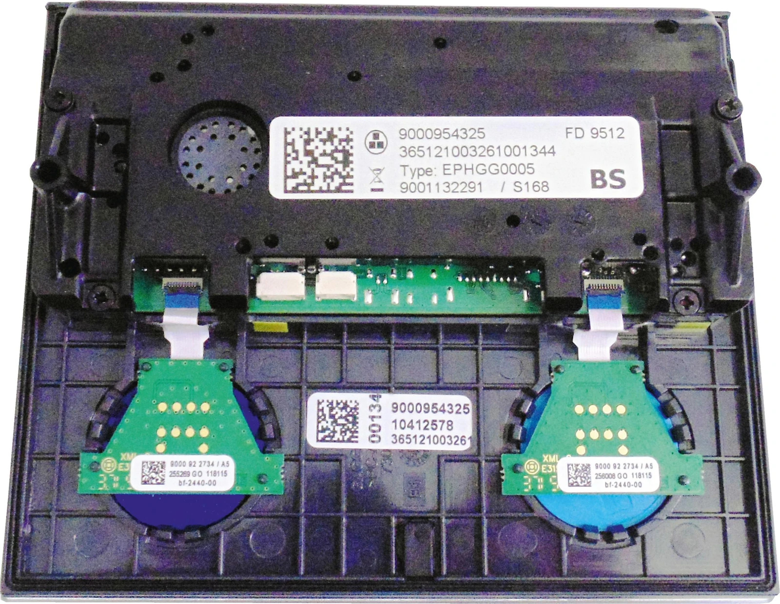 Operating Module Programmed Display