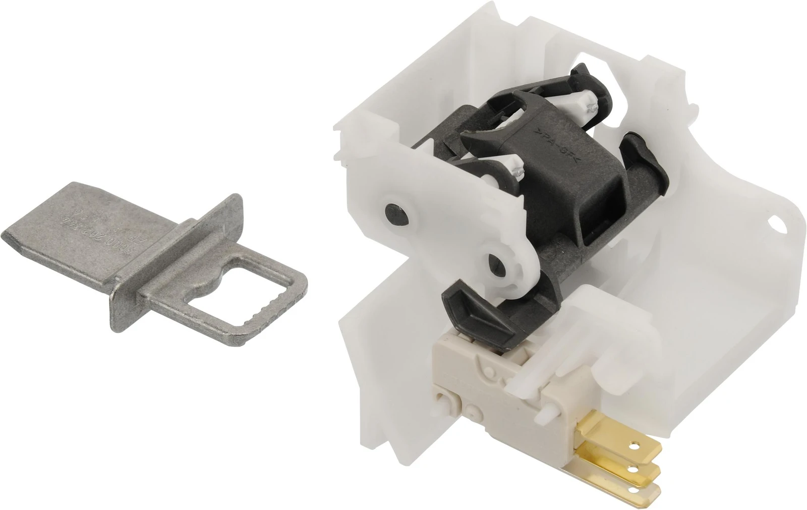 Lock Door Latch, With Microswitch, W/O Strikeplate