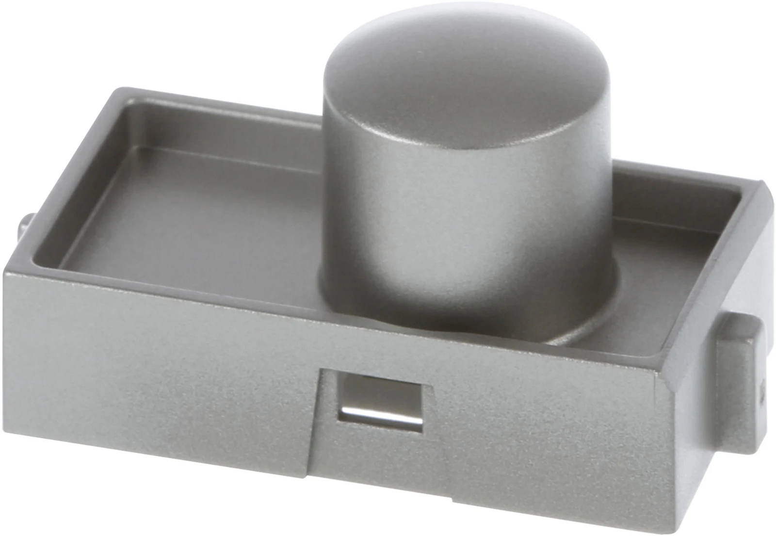 Key On/Off Button, Silver (SS Color), Round