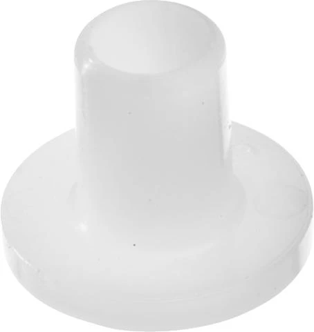 Sleeve Hinge Bushing, White Plastic