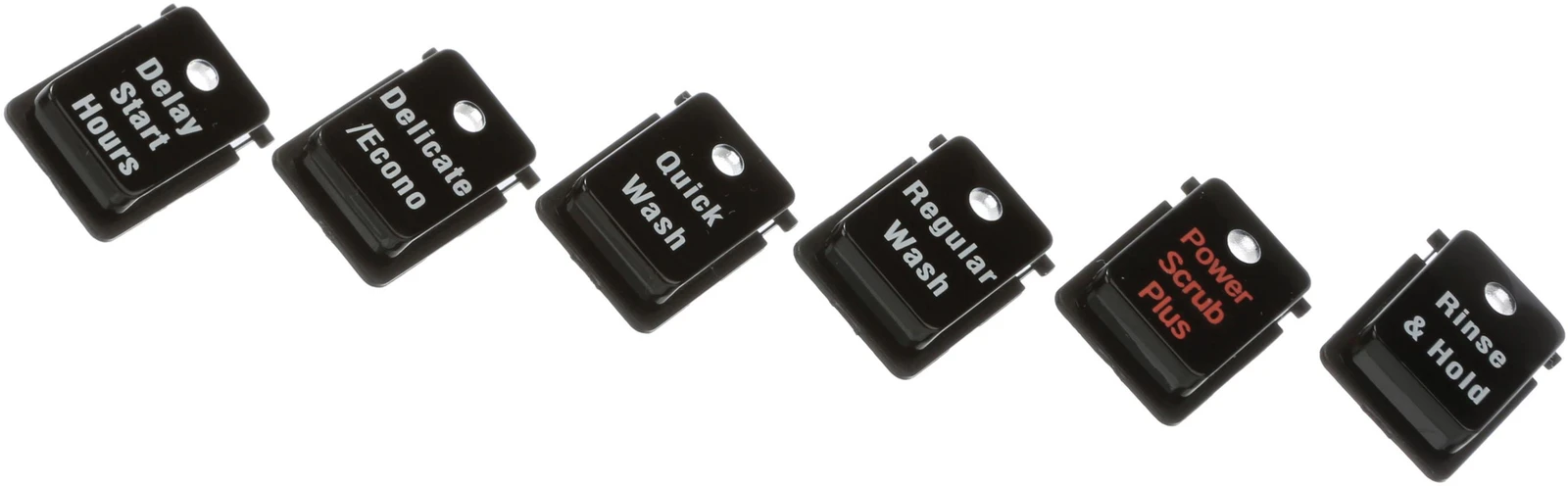 Push Button Set Black;