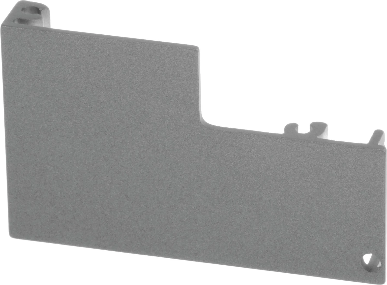 Panel Design Block, Hinge, Right, Colour Stainless Steel.