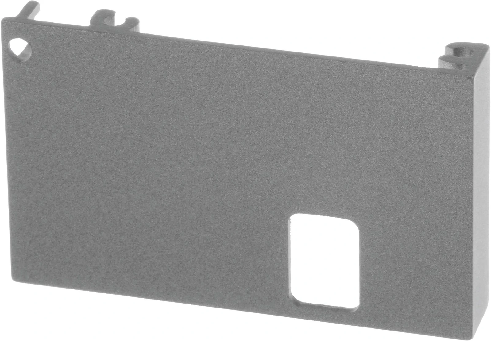 Panel Design Block, Lock, Right, Colour Stainless Steel.