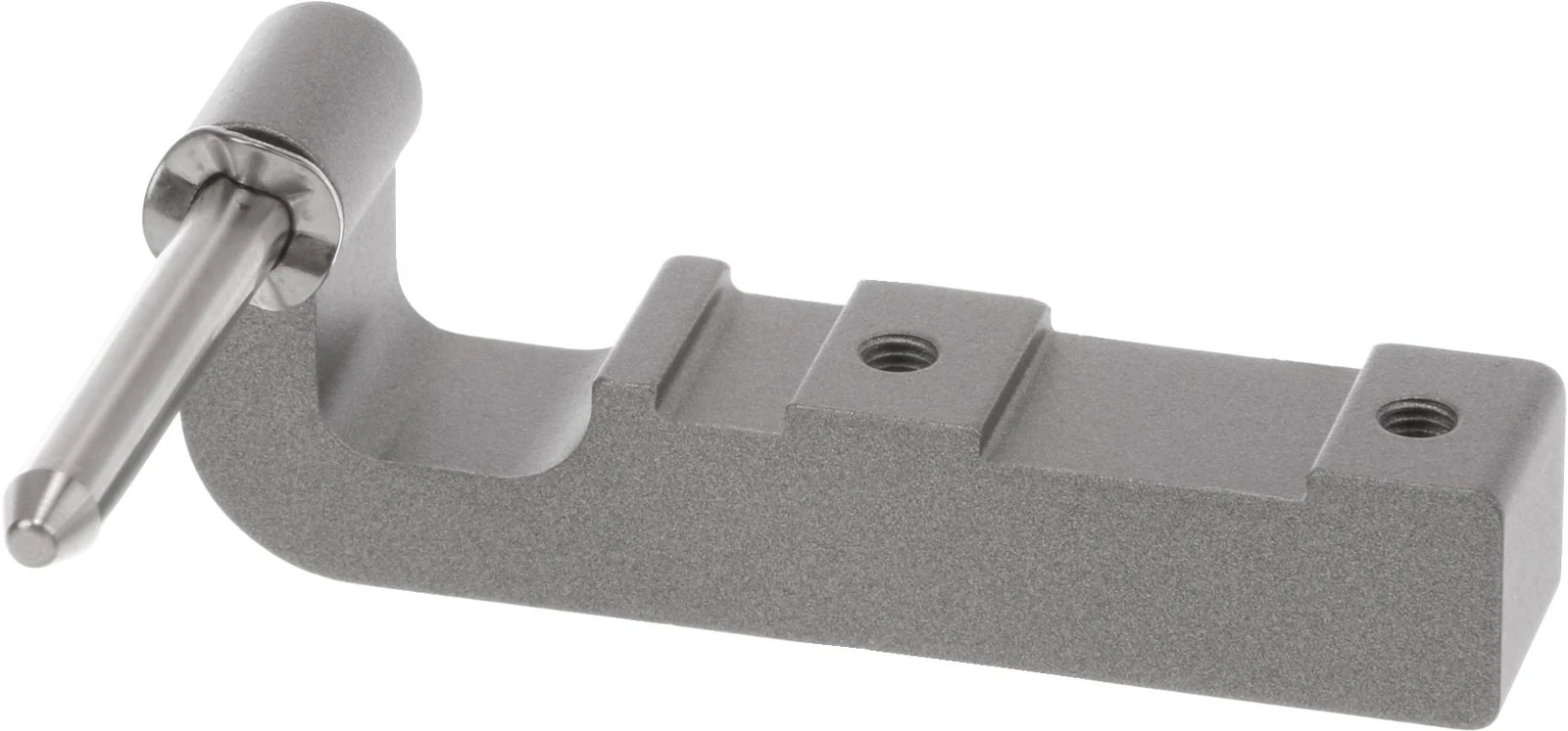 Bottom Hinge, Left Side, Stainless Steel Colour.