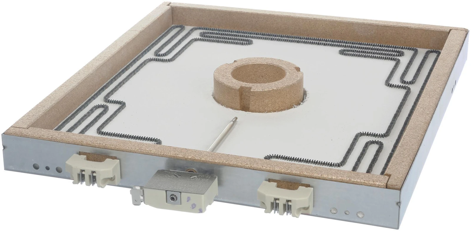 Hilight Hotplate With Opening For Cleaning System