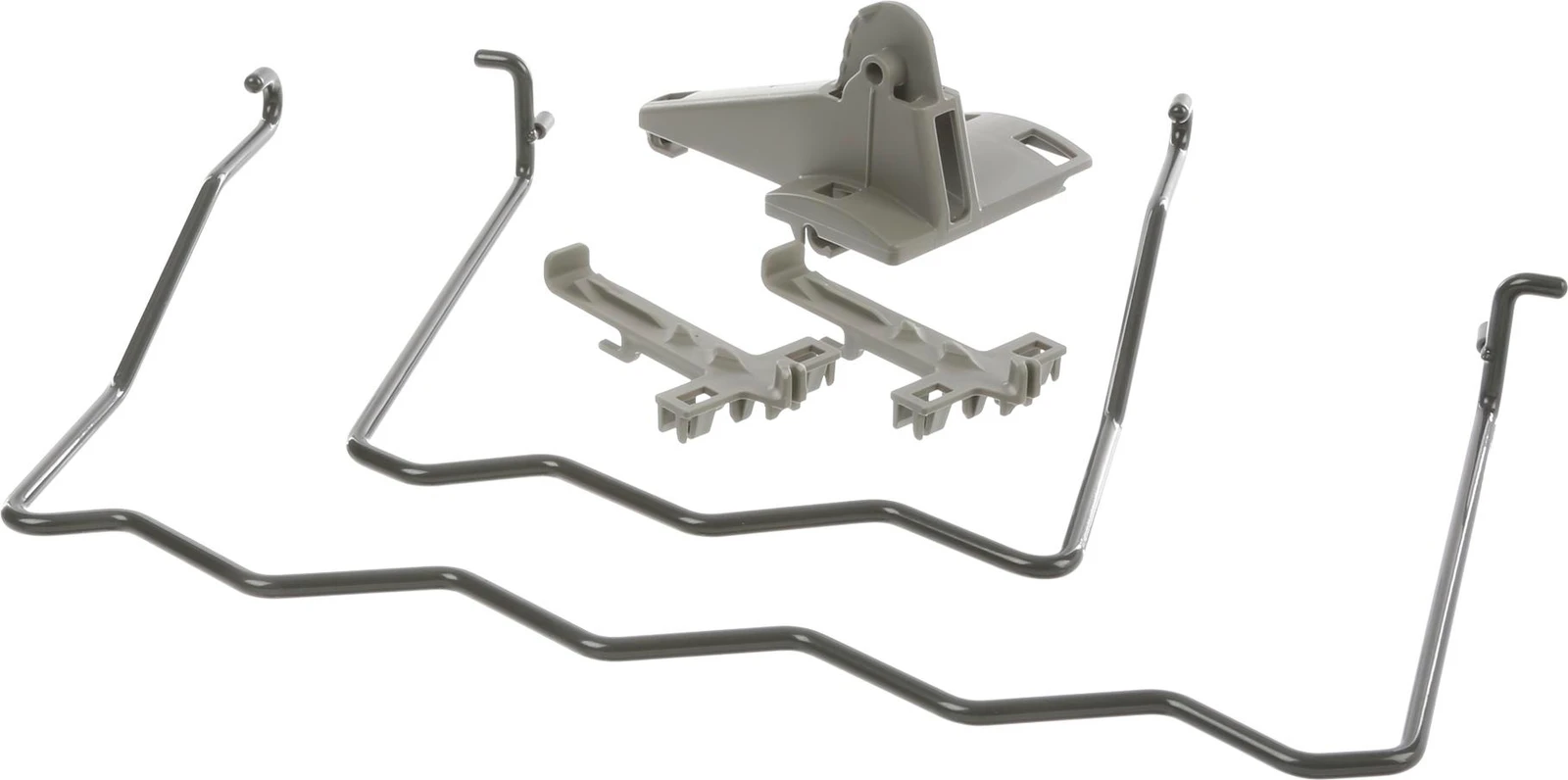 Bracket Dark Grey, Glass Wire Bow With Bearing Plates