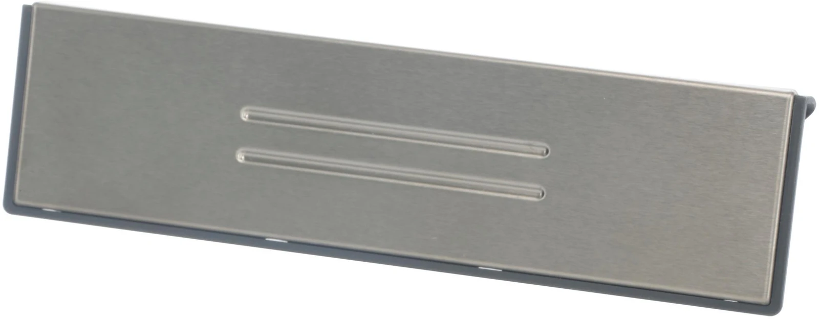 Basket Handle For Cutlery Drawer, Grey + Stainless Steel Inlay