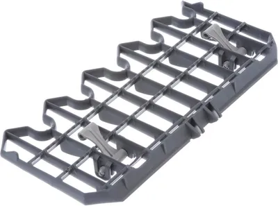 Cup Rack For Upper Rack, Lowerable, Short, Dark Grey
