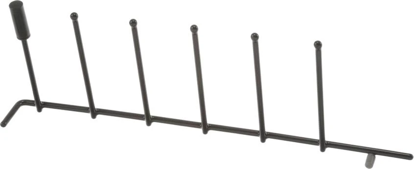 Flip Tine Upper Rack, Right Side, Rear, Dark Grey (1 Piece)