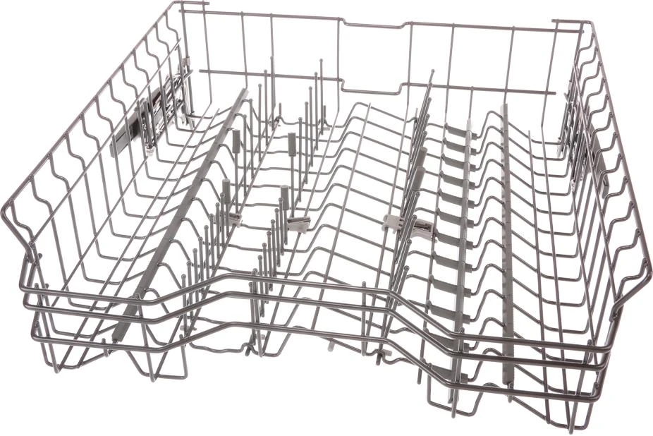 Crockery Basket Upper Rack Dark Grey, 6 Flip Tines Dark Grey, Rackmatic