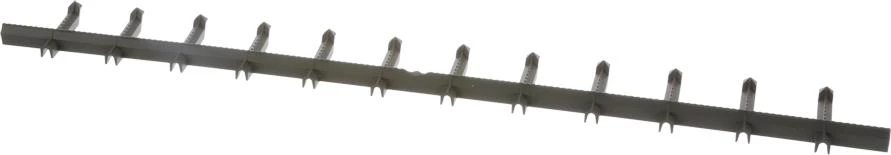 Rubber Mat Wide Glass Protection For Upper Rack, Dark Grey (1 Piece)