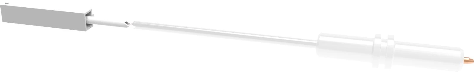 Q.Fix Spark-Plug L=410mm White Sab II HE