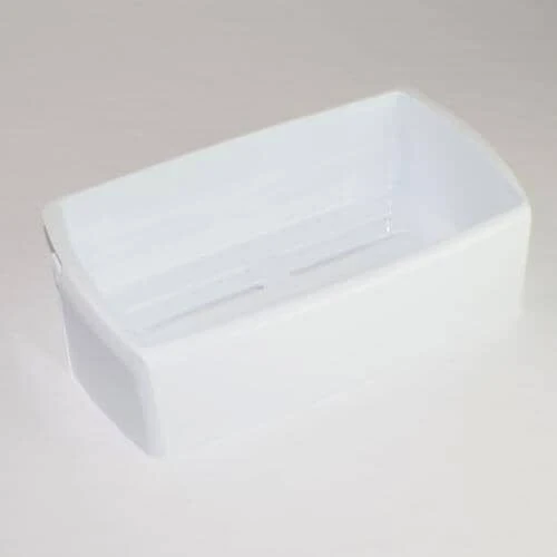 White Door Shelf Basket Bin