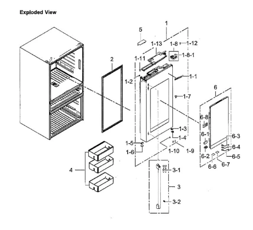 Packing Door Right Assembly