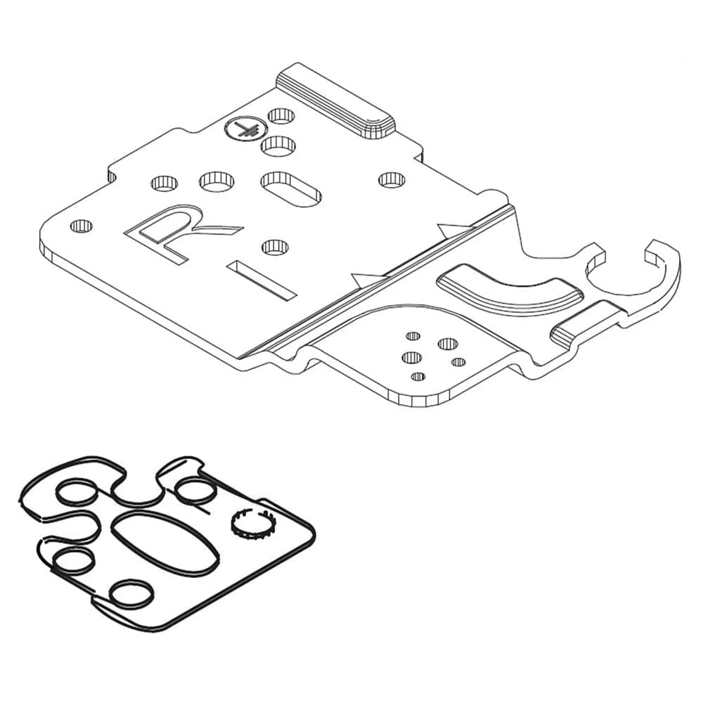 Right Up Hinge Assembly AW4-4D T