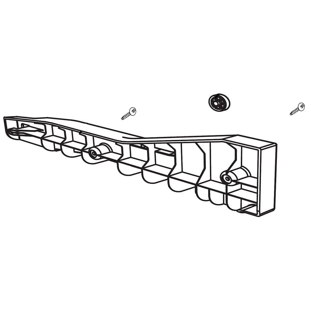 Left Pantry Rail Assembly