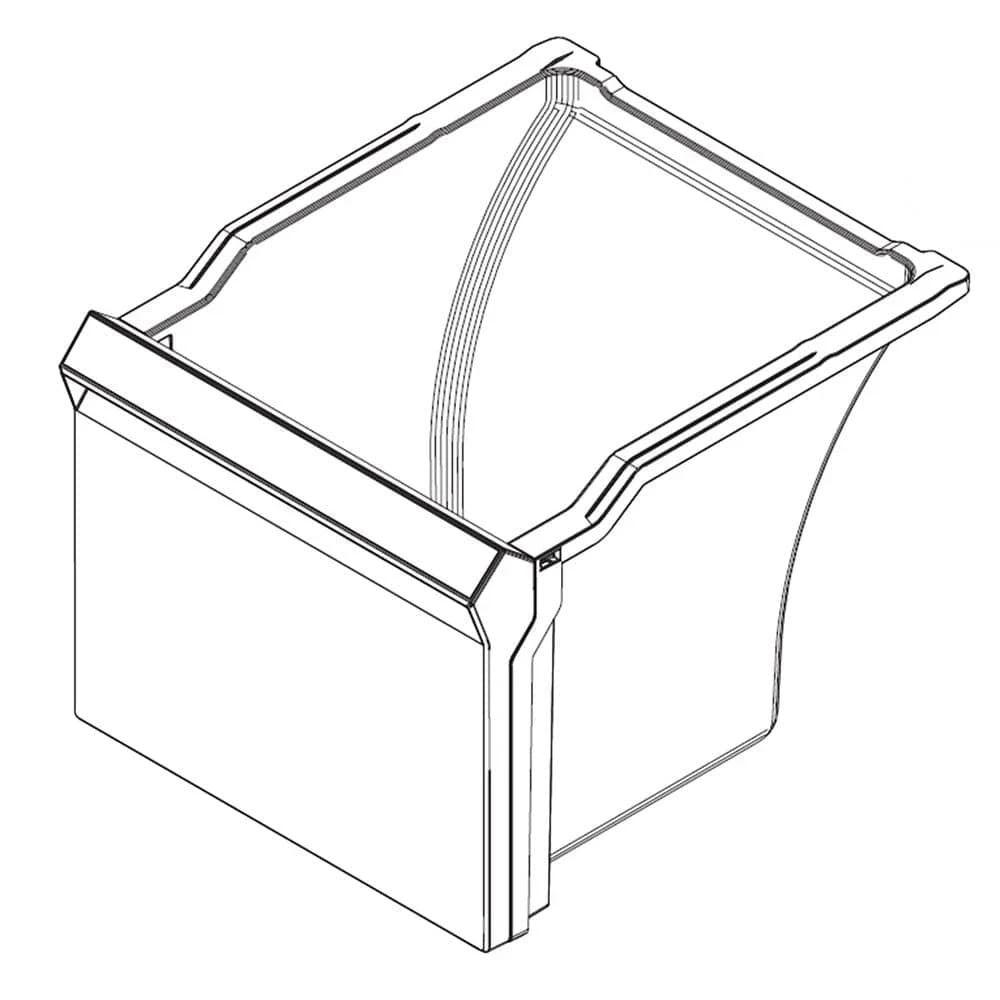 Low Basket Drawer Case Assembly