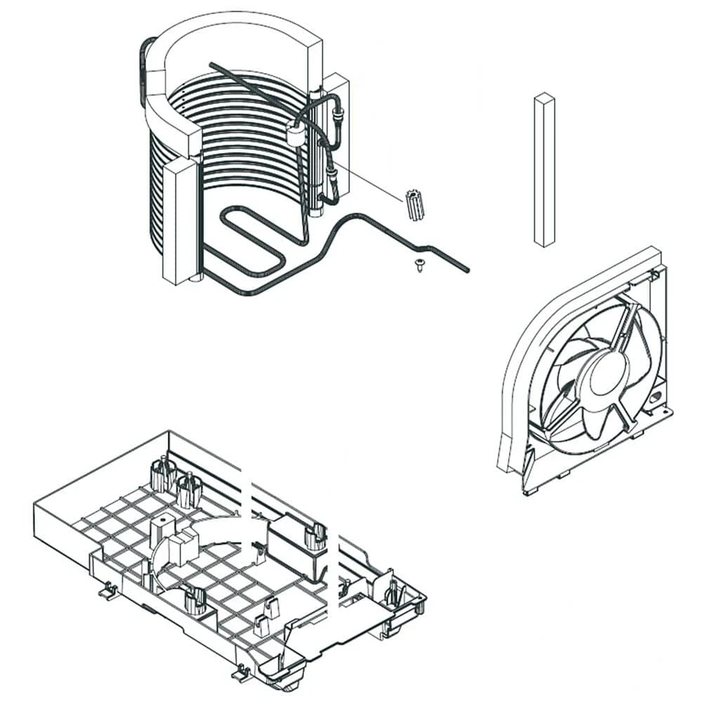 Water Drain Tray Assembly