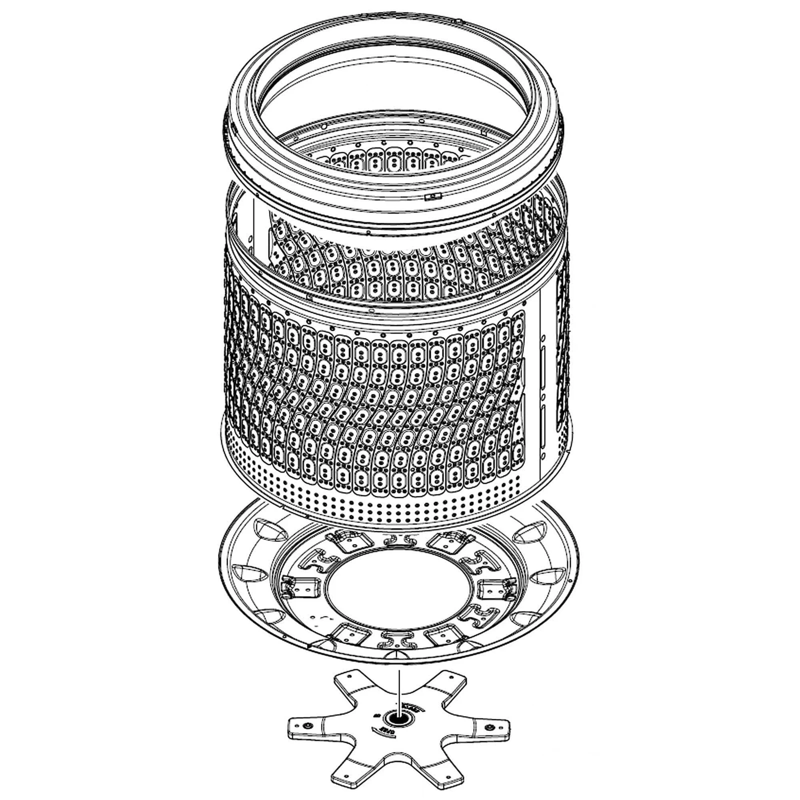 Basket Spin Parts Assembly
