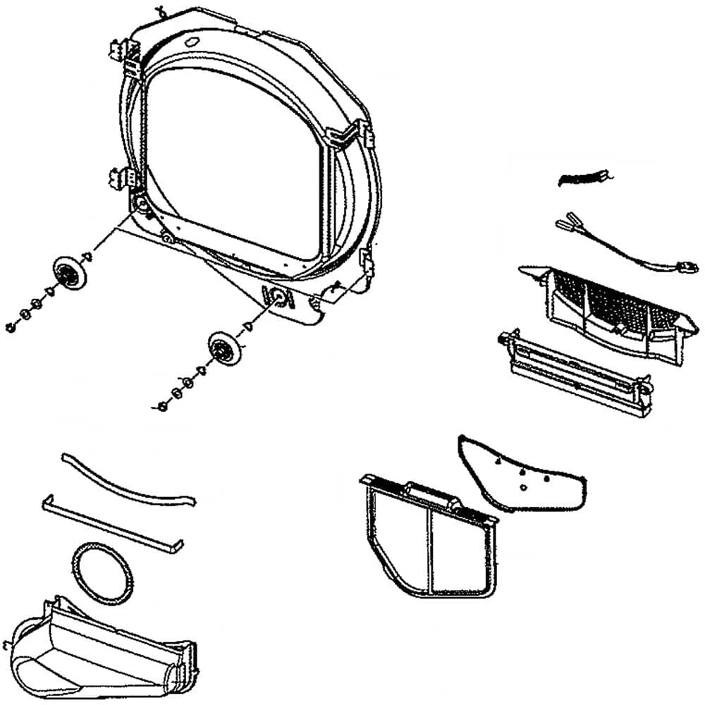 Assembly Front Drum DV5471AEP/XAA