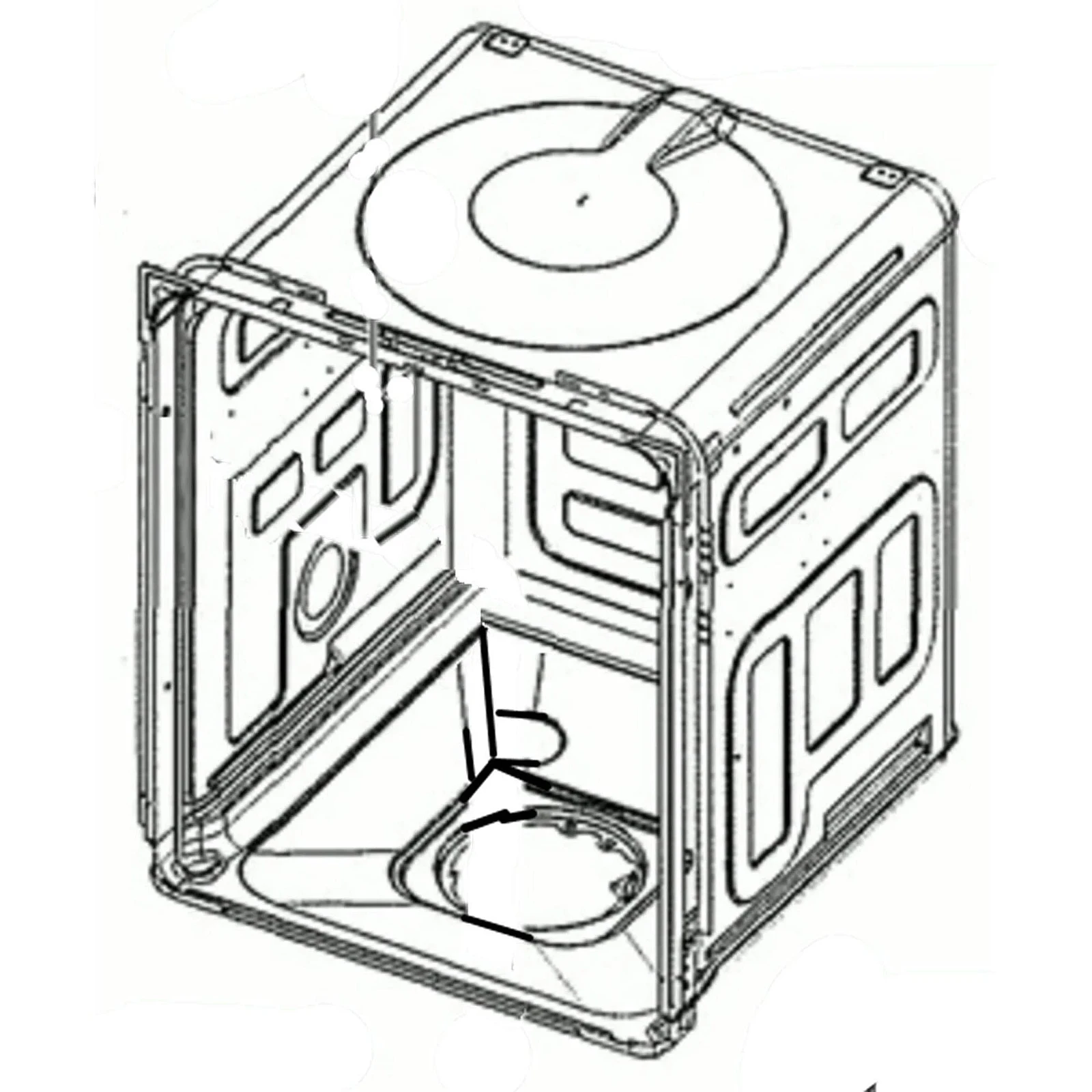 Service Assembly GROSS Tub