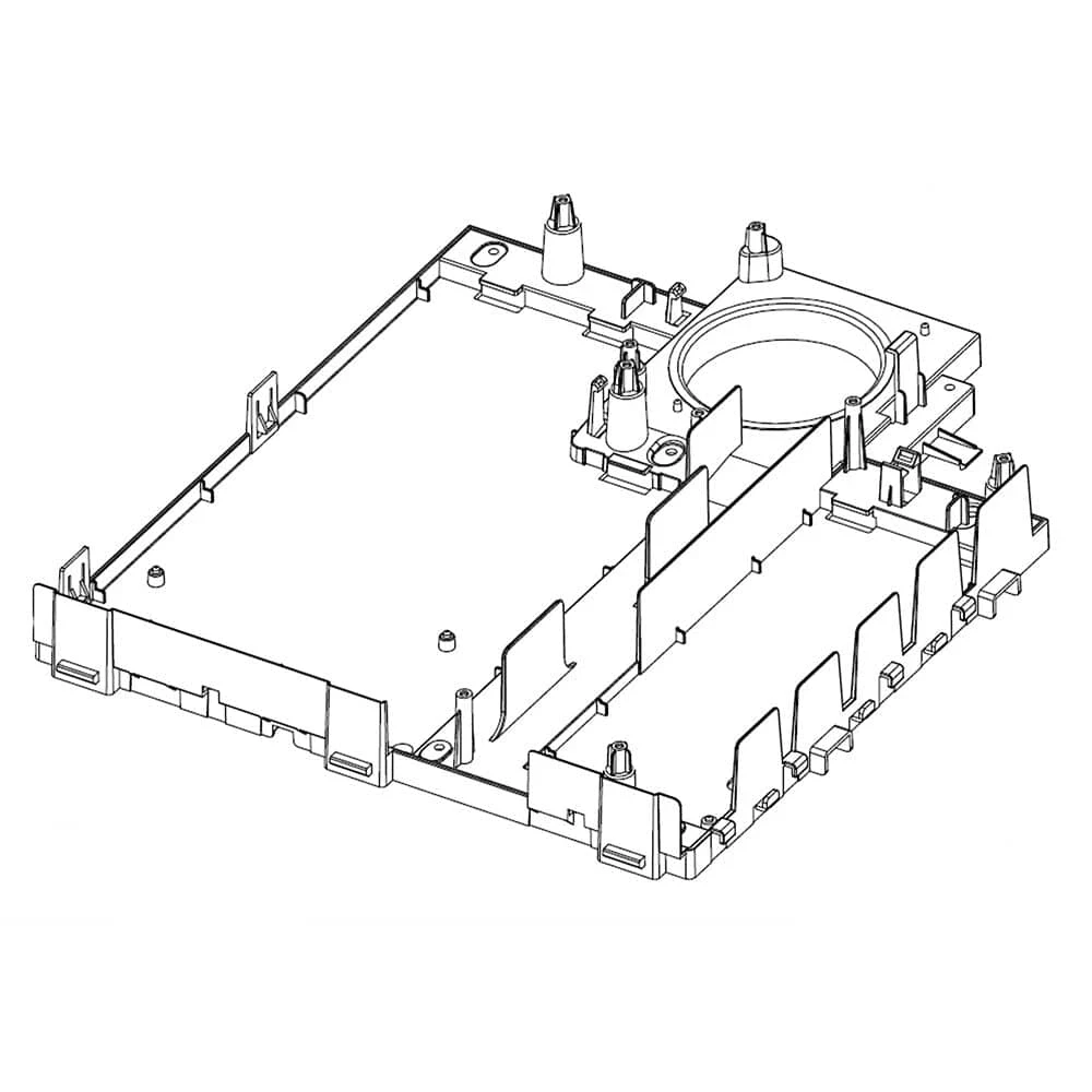 Holder PCB;NZ9500K,PBT+GF,BLAC
