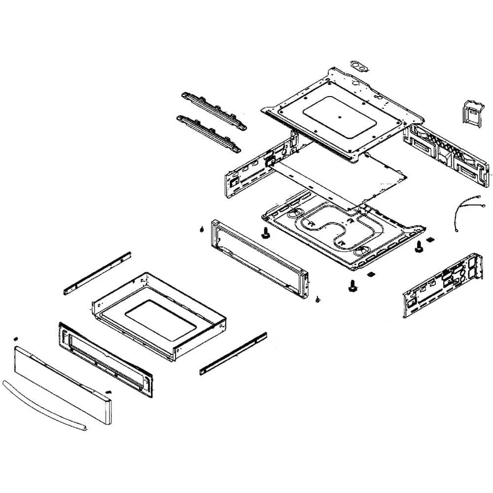 Main Drawer Assembly NE58K9850WG