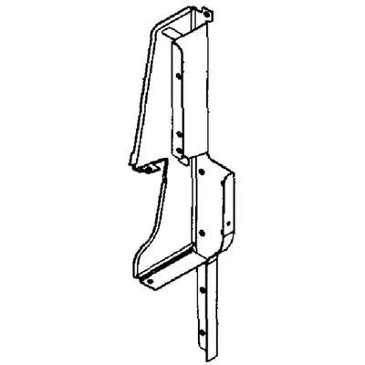 Assembly Support Back Guard Left