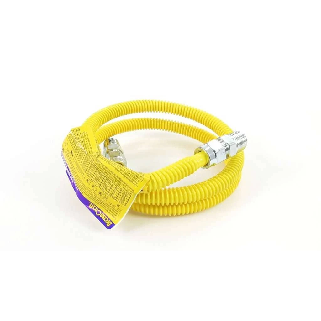 Gas Connector 48" X 1/2in Stainless Steel