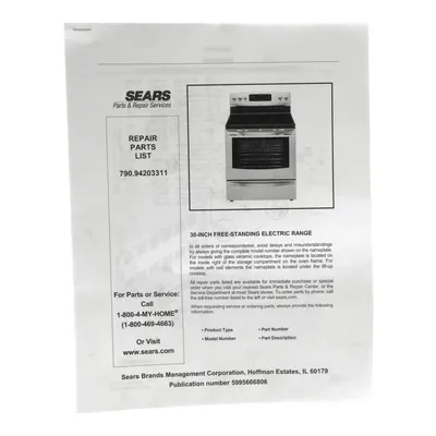 Repair Parts Catalog