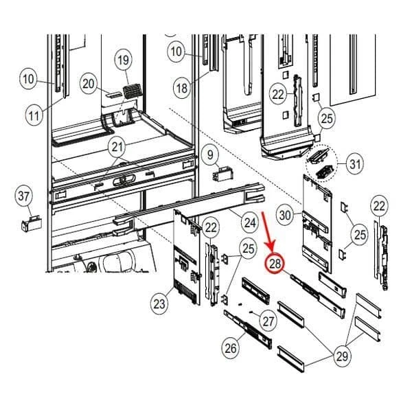 Right Slide Assembly