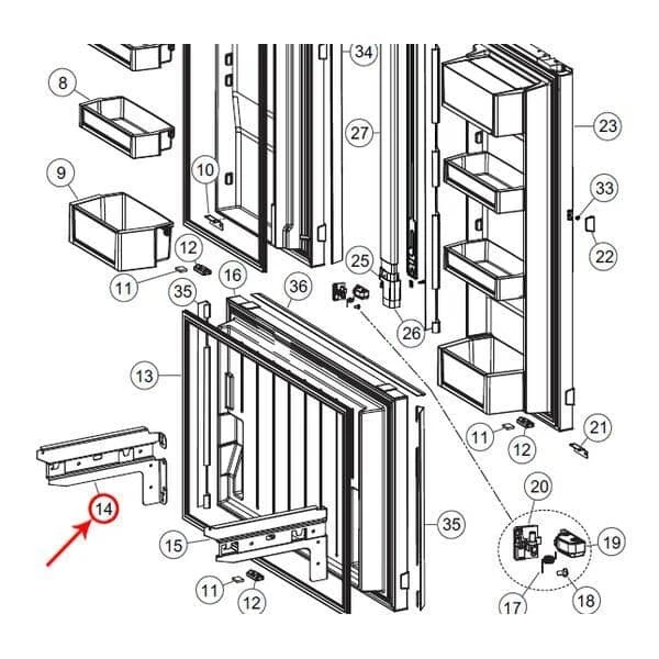 Door Right Side Bracket